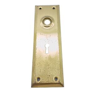 Vintage Brass Keyhole Door Plate